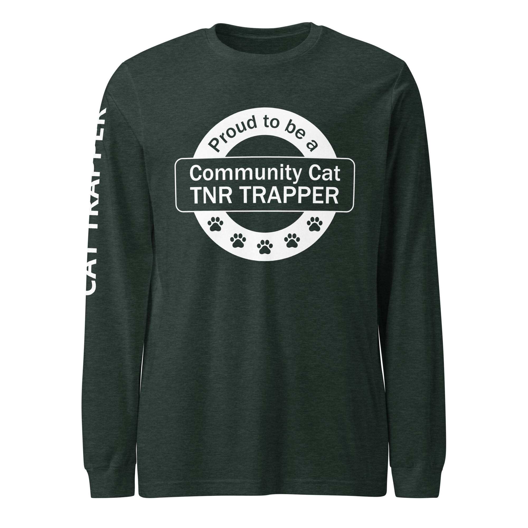 Community Cat Trapper Unisex Long Sleeve Tee