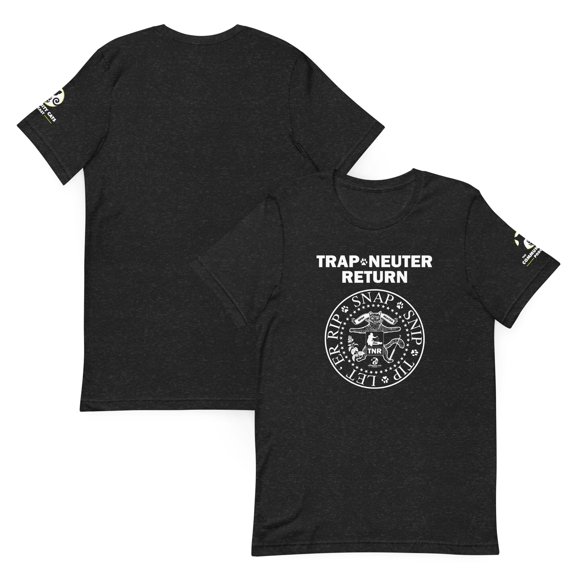 "Snap, Snip, Tip, Let 'er Rip!" Unisex t-shirt