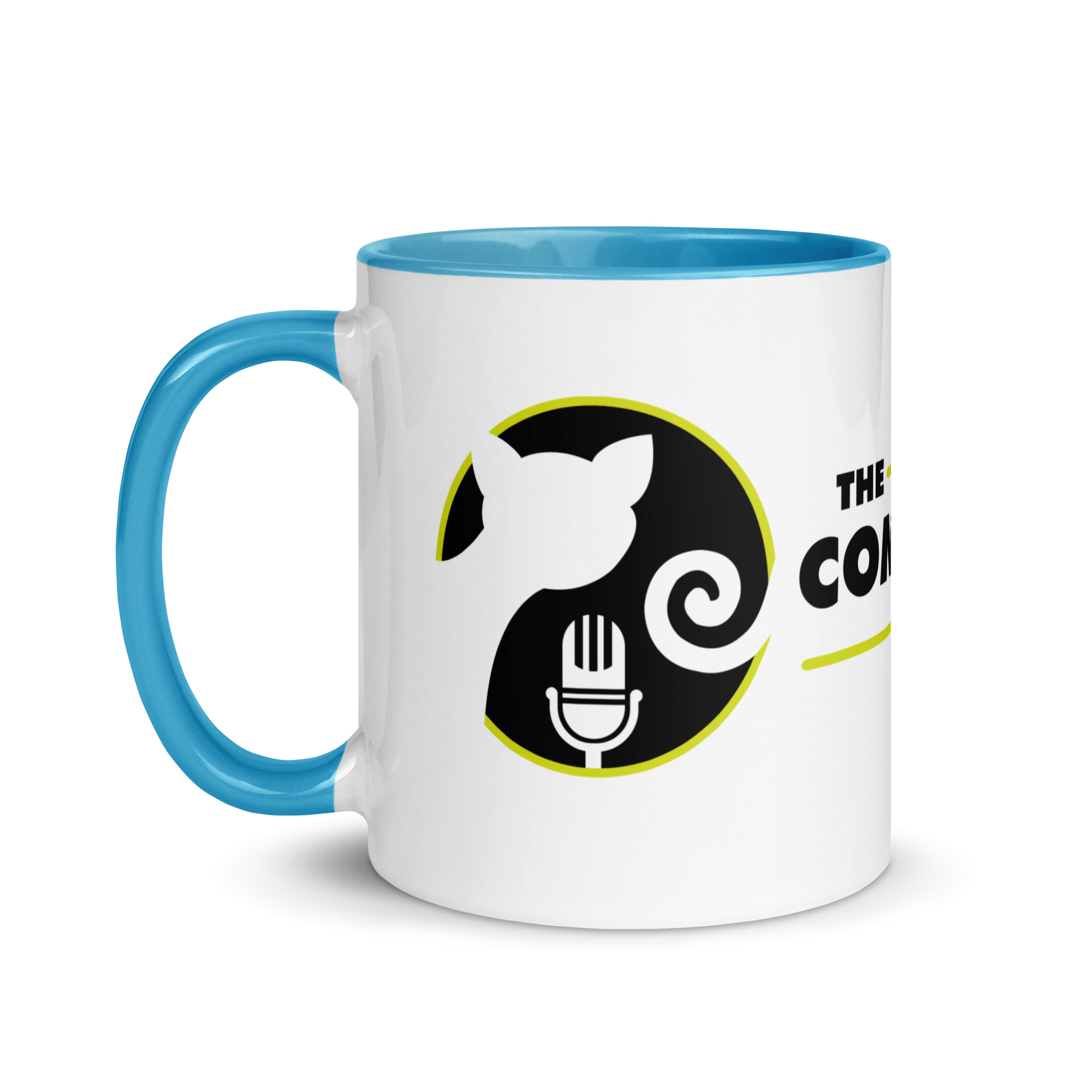 Colorful Community Cats Podcast Fan Mug